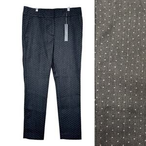 Ann Taylor LOFT Marissa Skinny Ankle Embroidered Dress Pants 6P NWT